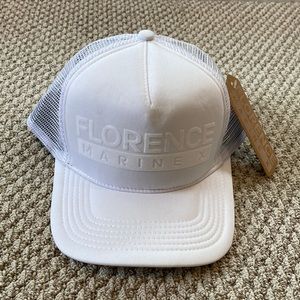 FLORENCE MARINE X flocked foam trucker hat